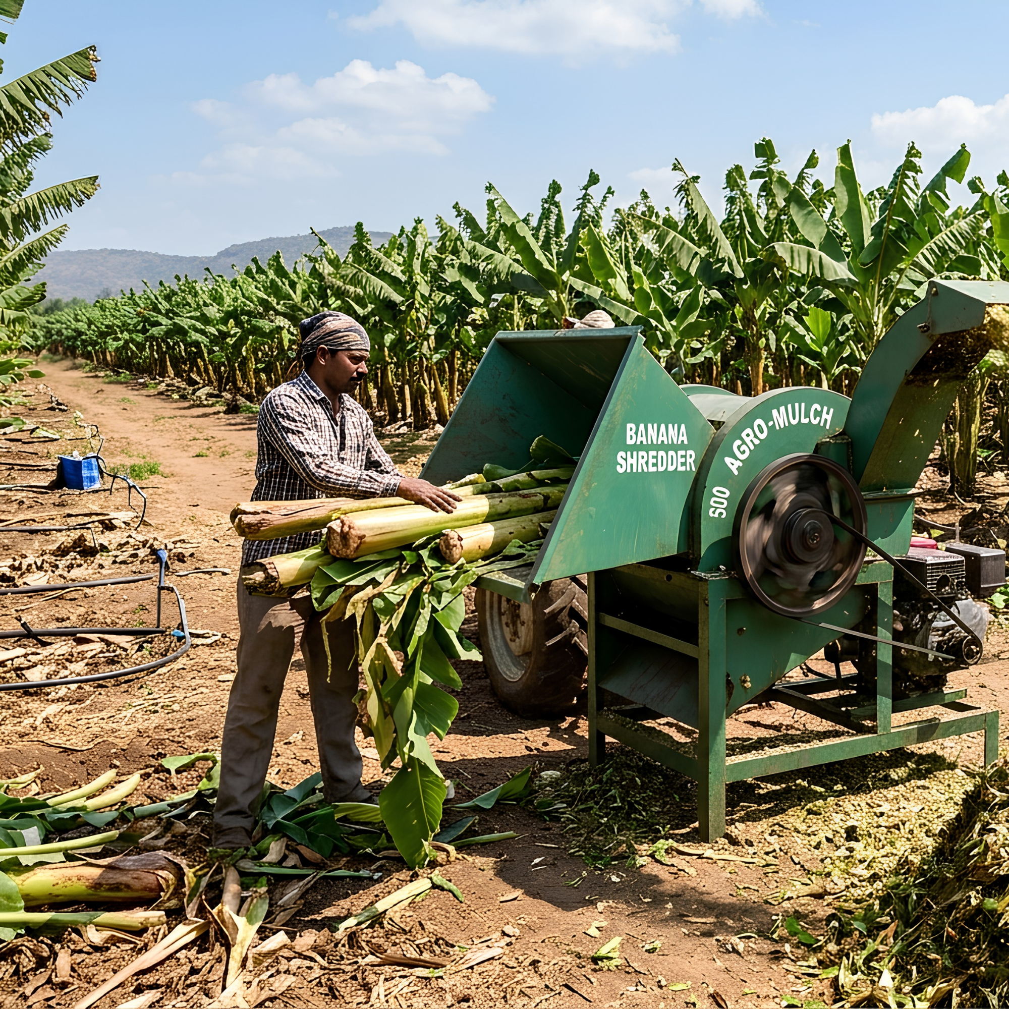 Itaner Chaff Cutter with Extra Adjustment