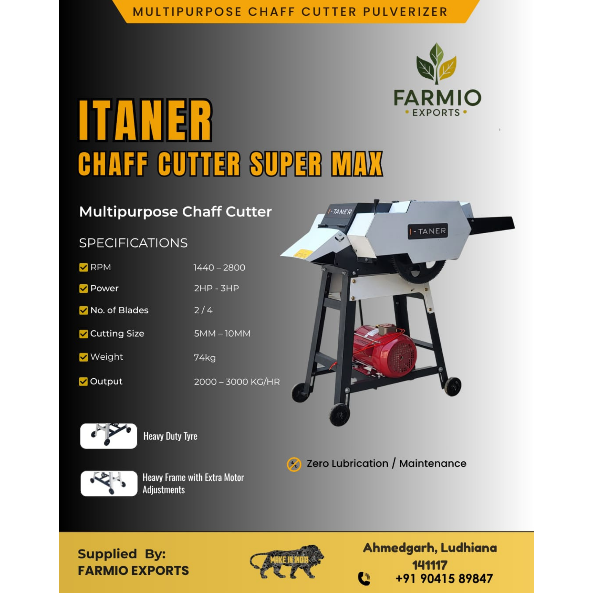 Itaner Chaff Cutter Super Max - Image 4